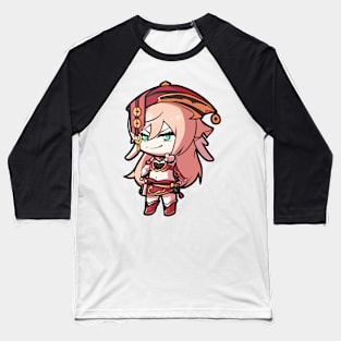 Chibi Yanfei - Genshin Impact Baseball T-Shirt